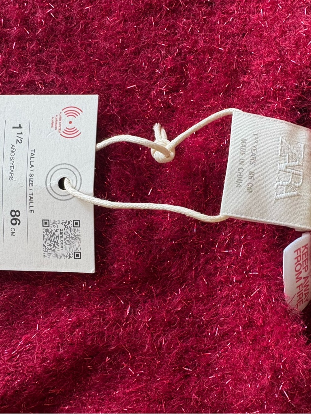 Zara kids girls sweater unworn with tags
18m